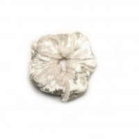 Scrunchie Samt Creme