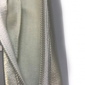 Mäppchen Silber/Weiß
