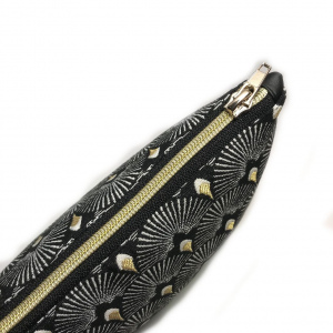 Kosmetiktasche Shells/Schwarz