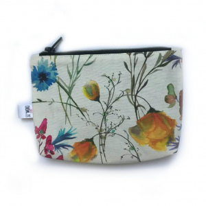Kosmetiktasche Blumen Aquarell