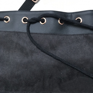 Bucket-Bag Schwarz/Rosé