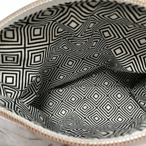 Kosmetiktasche Rosé/Creme