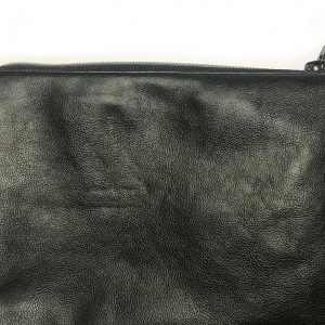 Kosmetiktasche Schwarz/Pink