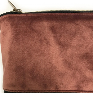 Kosmetiktasche Kunstleder/Samt