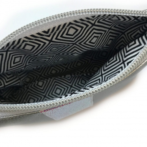 Kosmetiktasche Holo/Silber