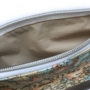 Kosmetiktasche Weltenbummler/Gold