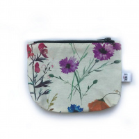 Kosmetiktasche Blumen Aquarell