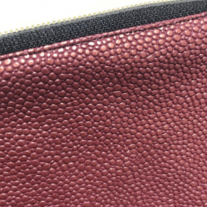 Kosmetiktasche Rot/Gold