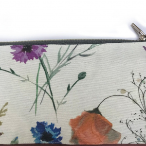 Kosmetiktasche Blumen/Samt