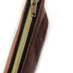 Kosmetiktasche Kunstleder/Samt