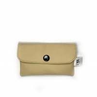 Kartentäschchen Beige/Braun