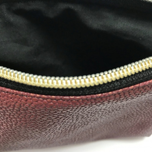 Kosmetiktasche Rot/Gold