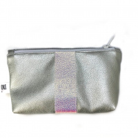 Kosmetiktasche Silber/Holo