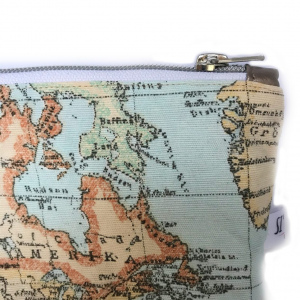 Kosmetiktasche Weltenbummler/Gold
