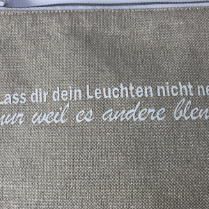 Kosmetiktasche Beige Leuchten